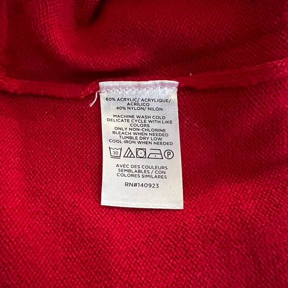 LOFT vibrant red tunic SUPER SOFT - Picture 5 of 7